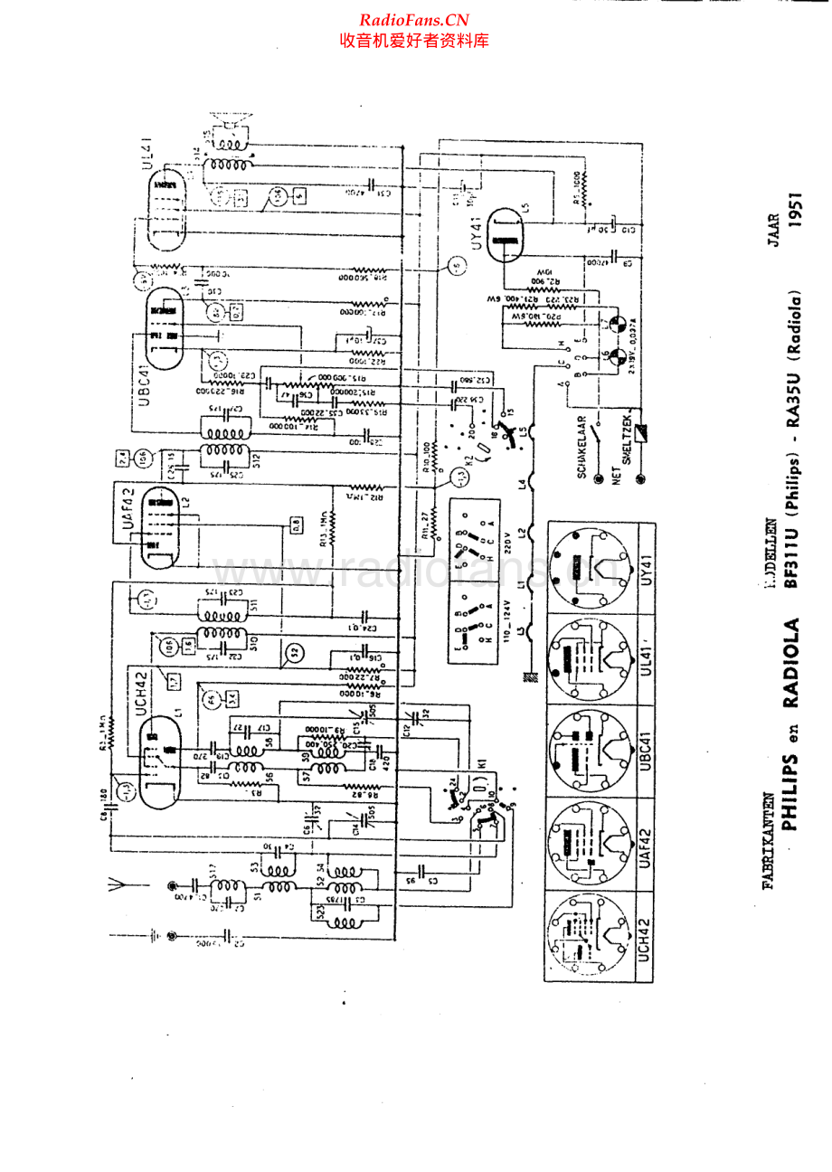 Radiola-RA35U-rec-sch 维修电路原理图.pdf_第1页