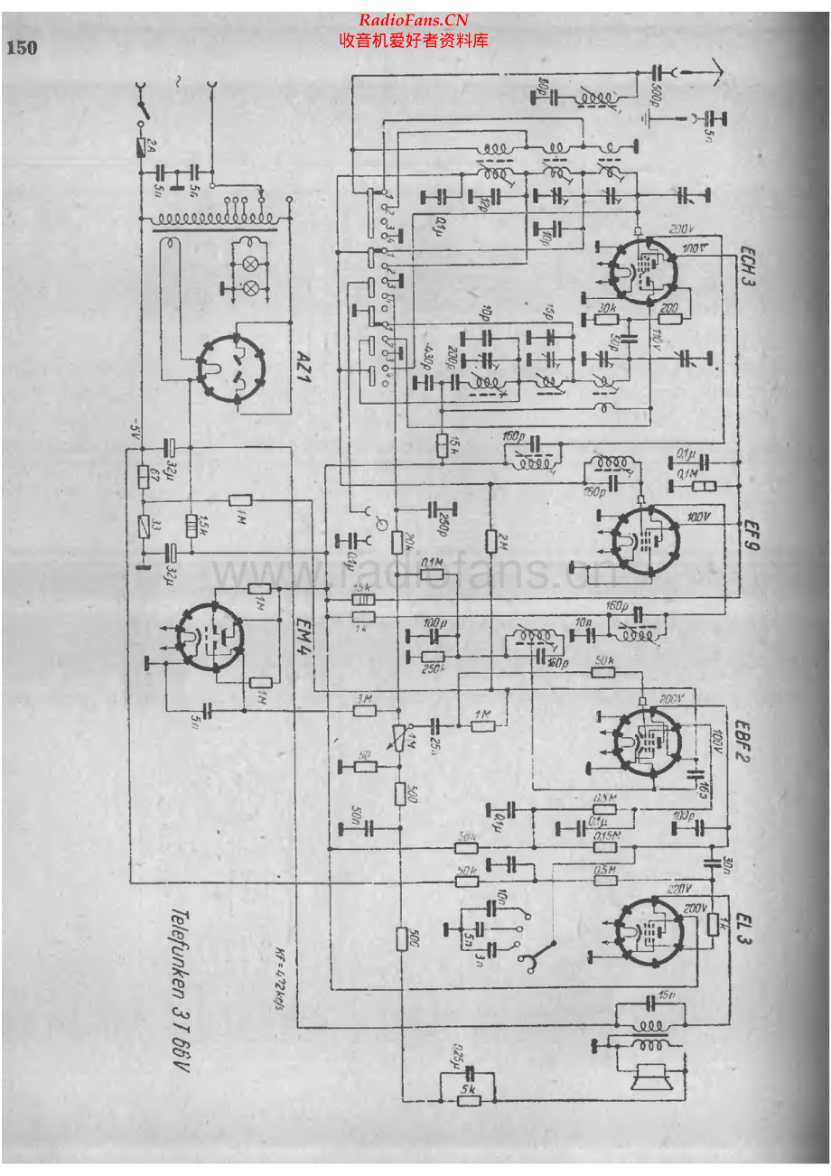 Telefunken-3T66V-rec-sch 维修电路原理图.pdf_第1页