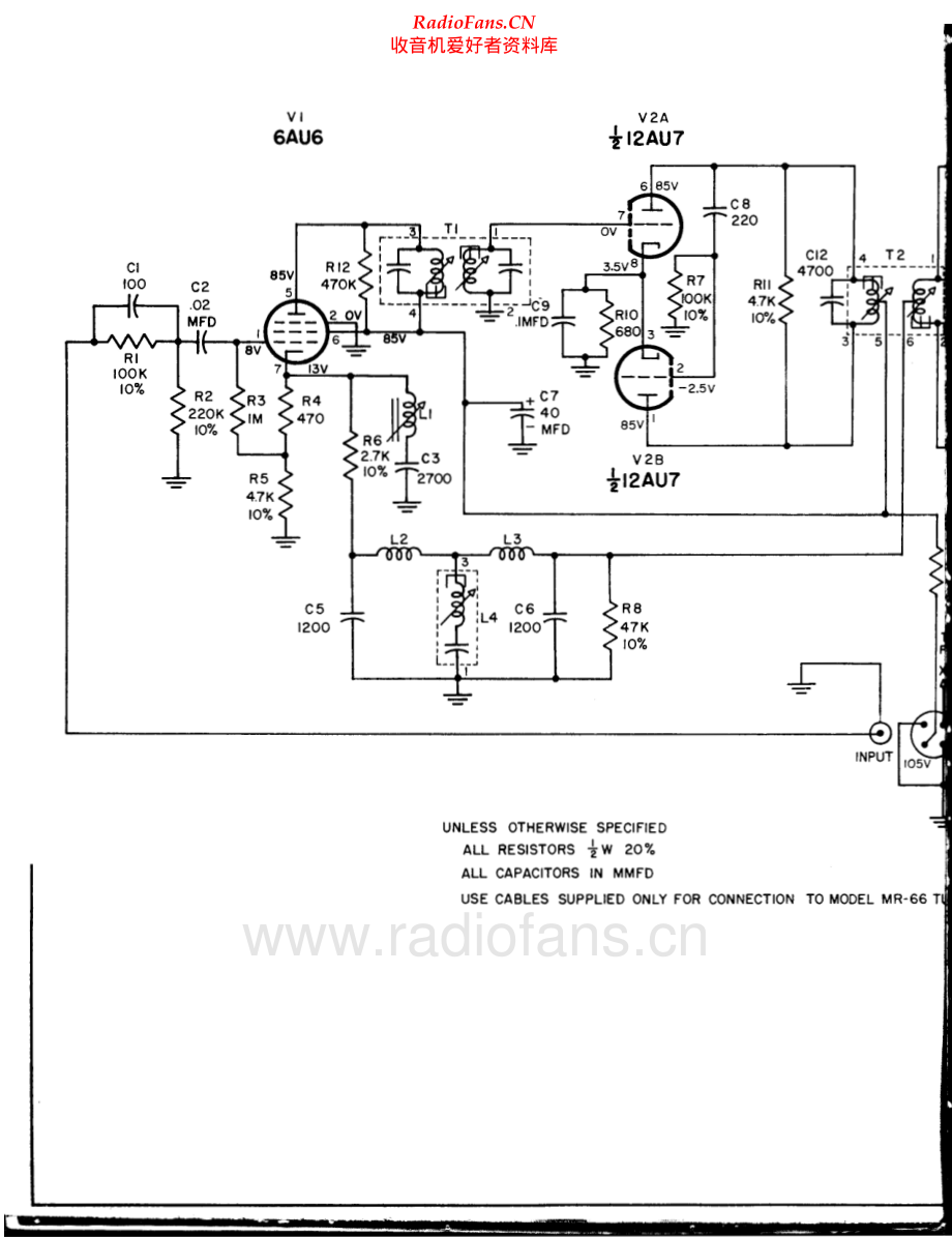 McIntosh-MA6-tun-sch 维修电路原理图.pdf_第1页