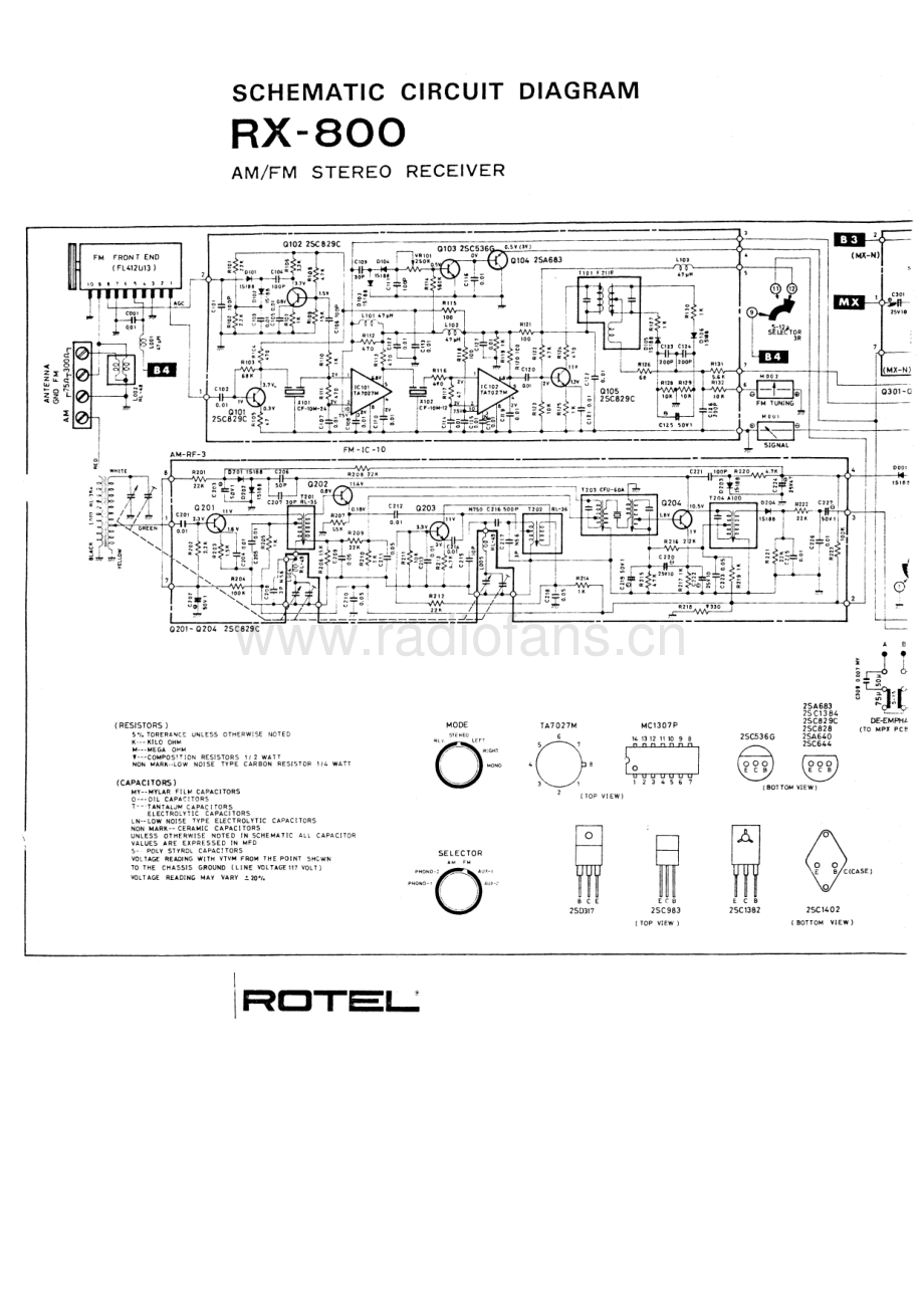 Rotel-RX800-rec-sch 维修电路原理图.pdf_第3页