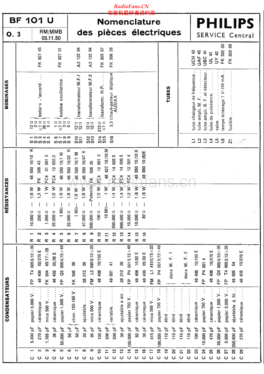 Radiola-RA11-rec-sm 维修电路原理图.pdf_第1页