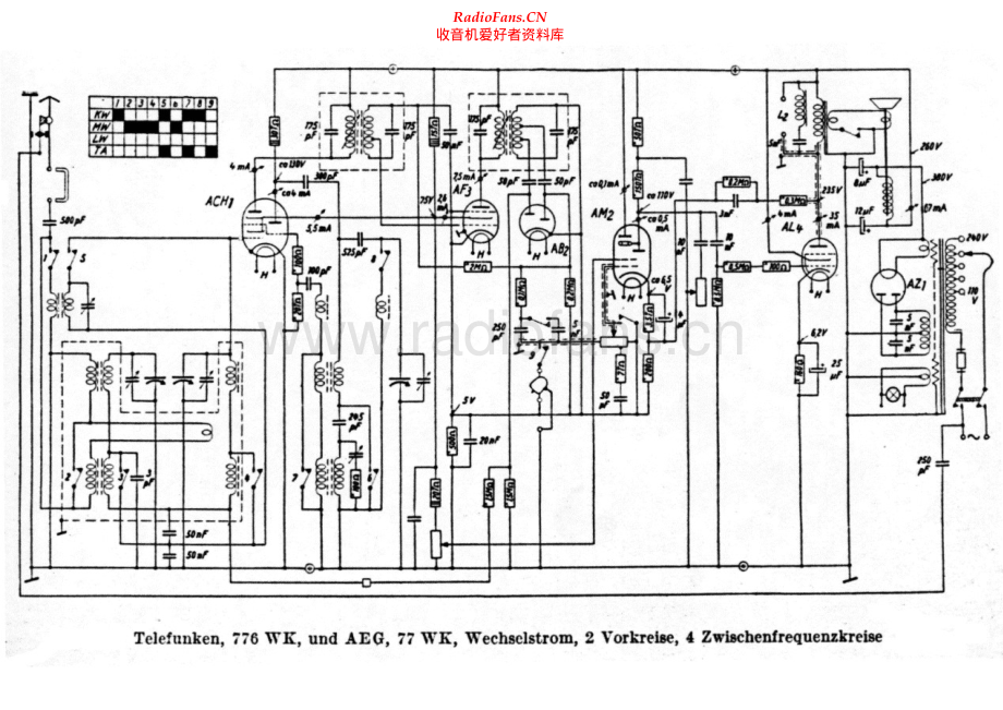 Telefunken-776WK-rec-sch 维修电路原理图.pdf_第1页