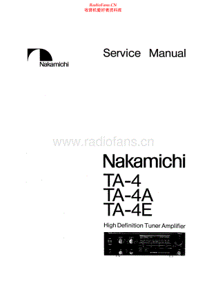 Nakamichi-TA4-rec-sm 维修电路原理图.pdf