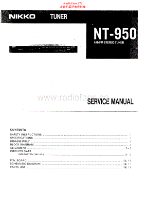 Nikko-NT950-tun-sm 维修电路原理图.pdf