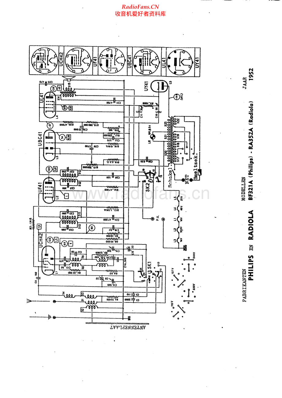 Radiola-RA352A-rec-sch 维修电路原理图.pdf_第1页