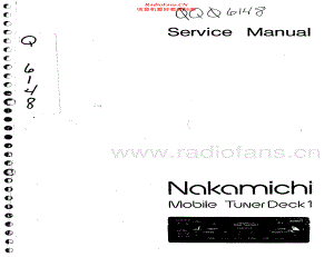 Nakamichi-MTD1-tun-sm 维修电路原理图.pdf