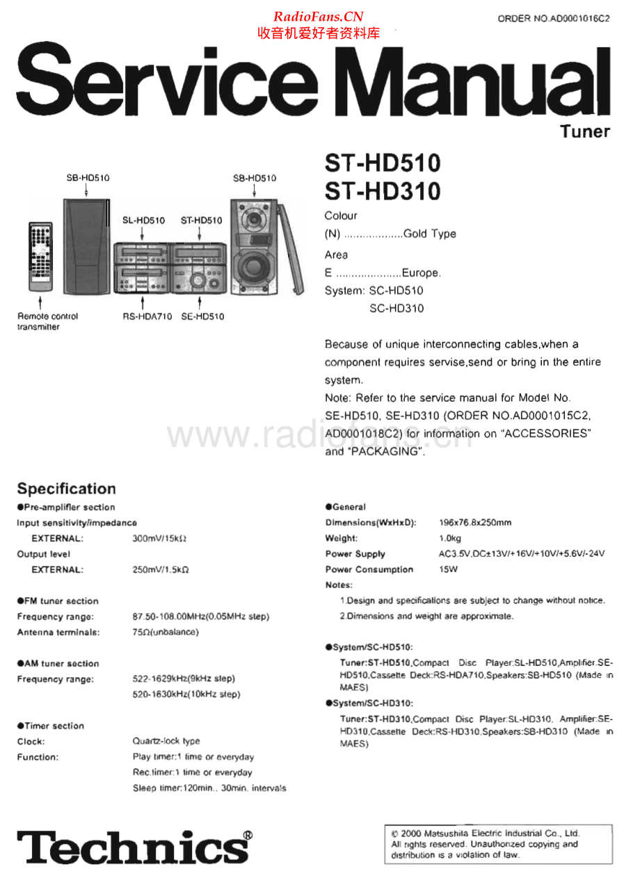 Technics-STHD310-tun-sm(1) 维修电路原理图.pdf_第1页