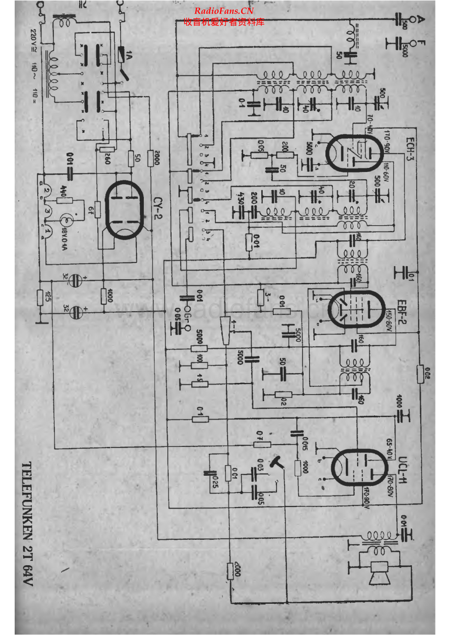 Telefunken-2T64V-rec-sch 维修电路原理图.pdf_第1页