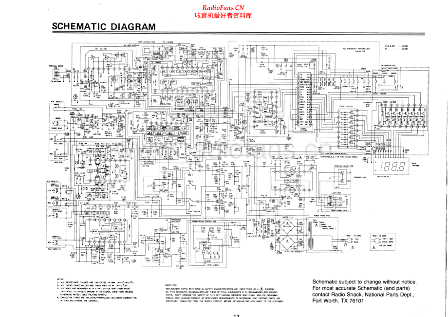 Realistic-Clarinette123-rec-sch 维修电路原理图.pdf_第1页