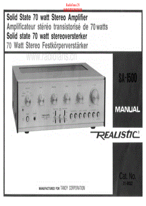 Realistic-31_9022-rec-sm 维修电路原理图.pdf