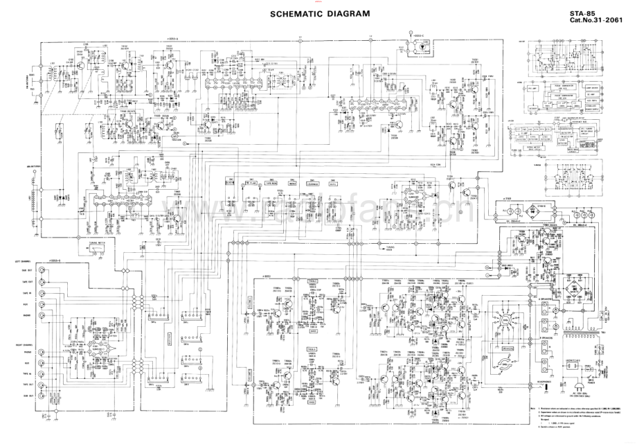 Realistic-STA85-rec-sch 维修电路原理图.pdf_第1页