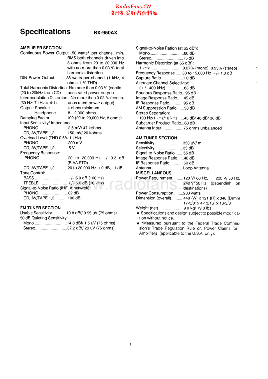 Rotel-RX950AX-rec-sm 维修电路原理图.pdf_第2页