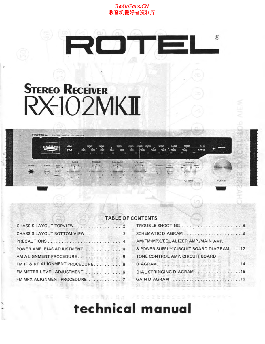 Rotel-RX102_MKII-rec-sm 维修电路原理图.pdf_第1页