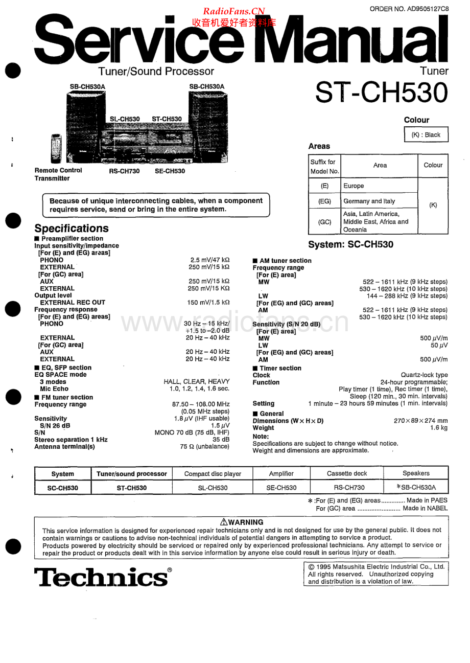 Technics-STCH530-tun-sm 维修电路原理图.pdf_第1页