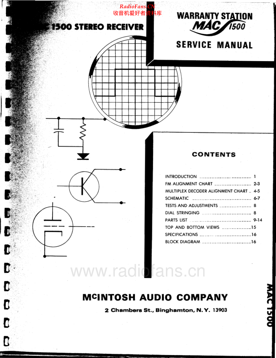 McIntosh-MAC1500-rec-sm 维修电路原理图.pdf_第1页