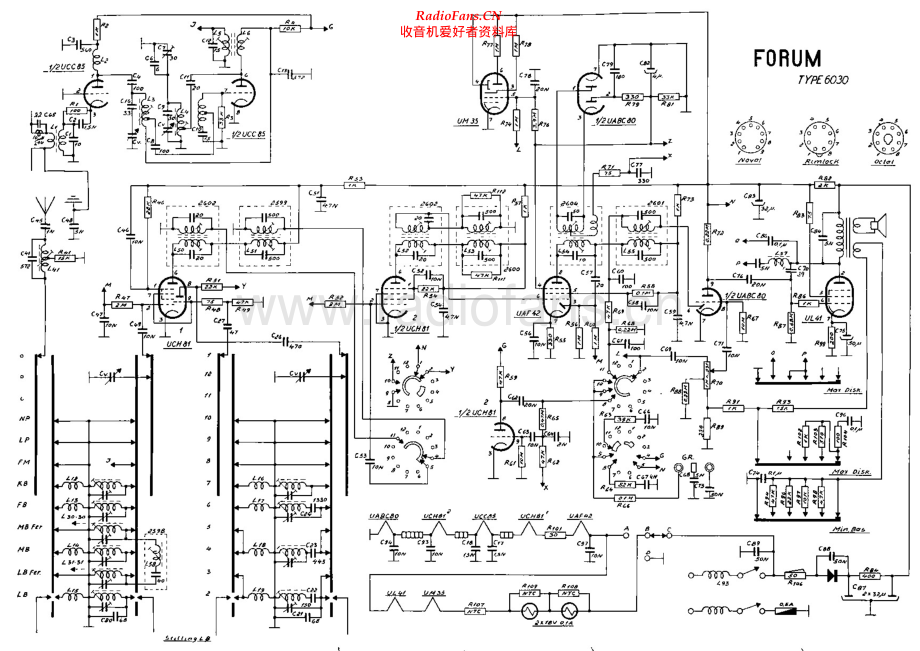 Unica-Forum6030-rec-sch 维修电路原理图.pdf_第1页