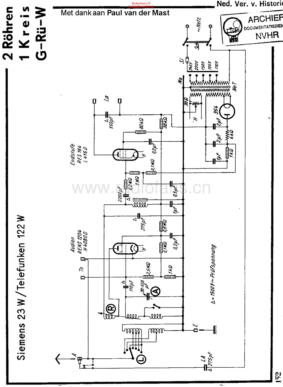 Telefunken-122W-rec-sch 维修电路原理图.pdf_第1页