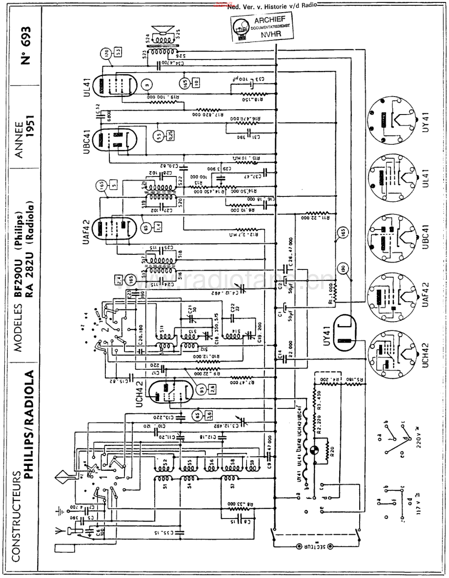 Radiola-RA282U-rec-sm 维修电路原理图.pdf_第1页