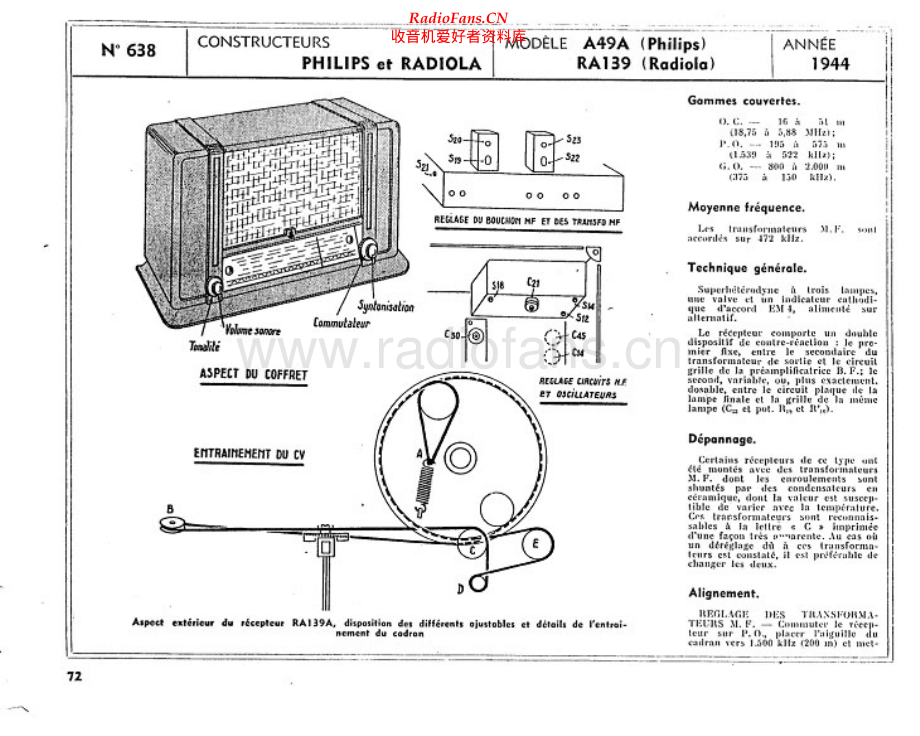 Radiola-RA139-rec-sm(1) 维修电路原理图.pdf_第1页