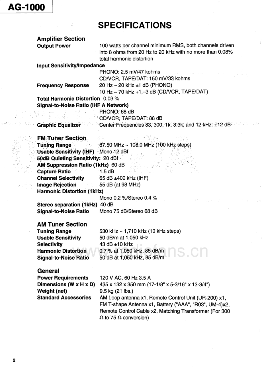 Teac-AG1000-rec-sm 维修电路原理图.pdf_第3页