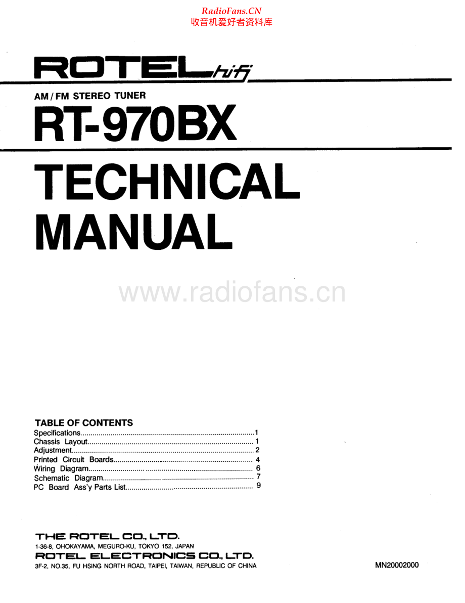 Rotel-RT970BX-tun-sm 维修电路原理图.pdf_第1页