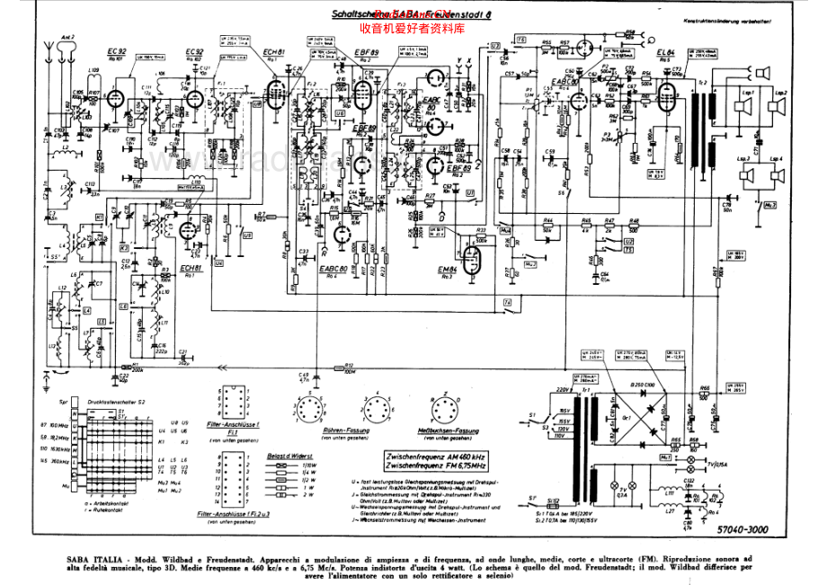 Saba-WildbadFreudenstadt8-rec-sch 维修电路原理图.pdf_第1页