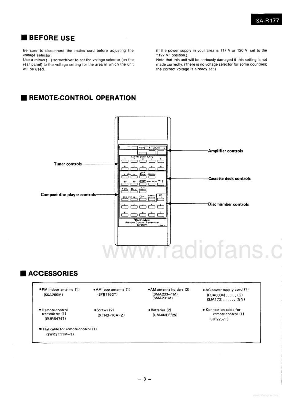 Technics-SAR177-rec-sm 维修电路原理图.pdf_第3页