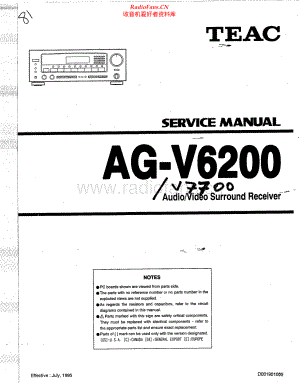 Teac-AGV7700-rec-sm 维修电路原理图.pdf