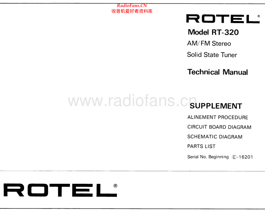 Rotel-RT320-tun-sup 维修电路原理图.pdf_第1页