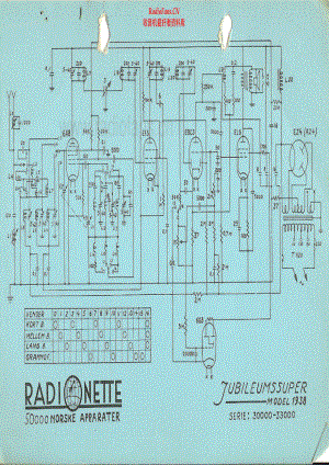 Tandberg-RadionetteJubileumssuper-rec-sch 维修电路原理图.pdf