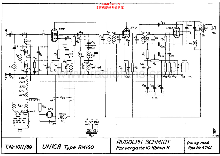 Unica-Amigo-rec-sch 维修电路原理图.pdf_第1页