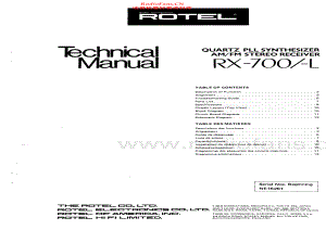 Rotel-RX700L-rec-sm 维修电路原理图.pdf
