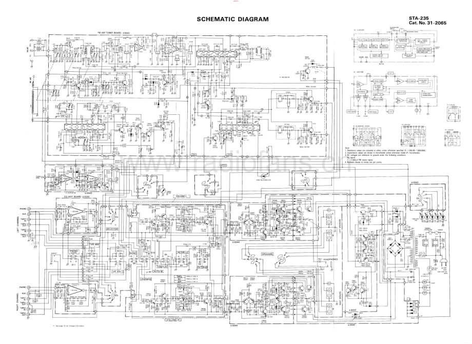 Realistic-STA235-rec-sch 维修电路原理图.pdf_第1页