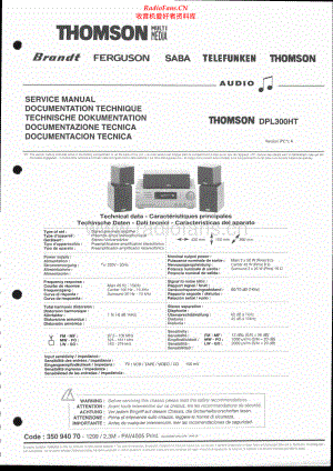 Thomson-DPL300HT-rec-sm 维修电路原理图.pdf