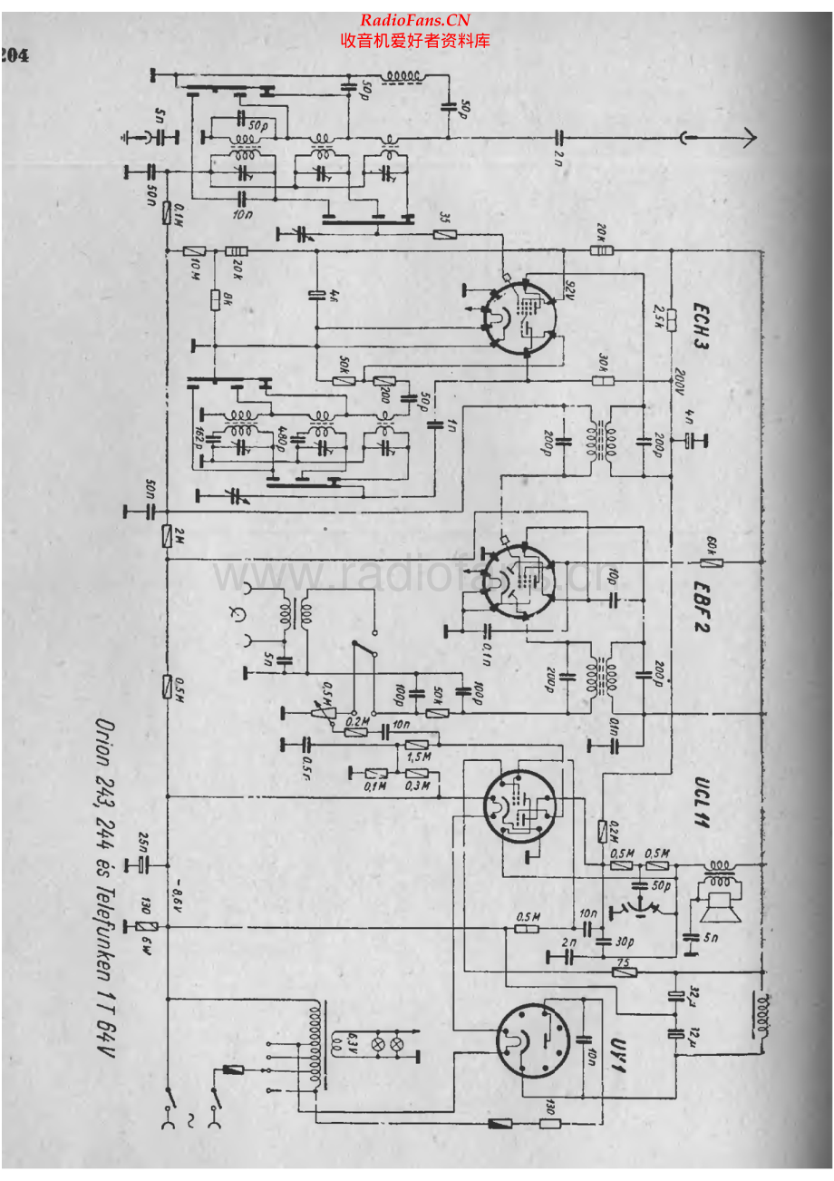 Orion-243-rec-sch 维修电路原理图.pdf_第1页