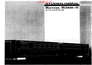 Revox-B260S-tun-sm 维修电路原理图.pdf