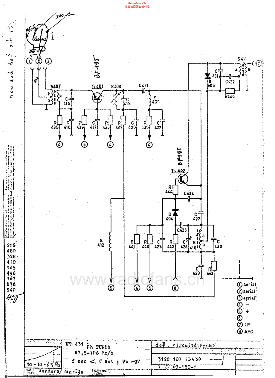 Thorens-T67-tun-sch 维修电路原理图.pdf_第2页