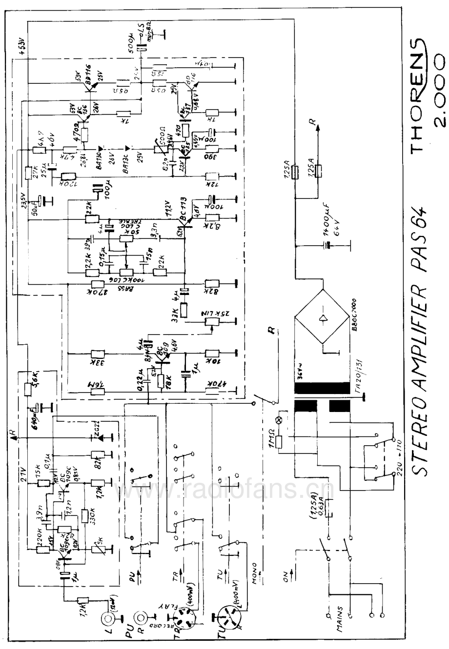 Thorens-T67-tun-sch 维修电路原理图.pdf_第3页