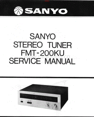 Sanyo-FMT200KU-tun-sm 维修电路原理图.pdf