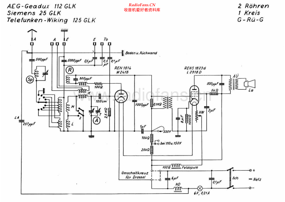 Siemens-25GLK-rec-sch 维修电路原理图.pdf_第1页