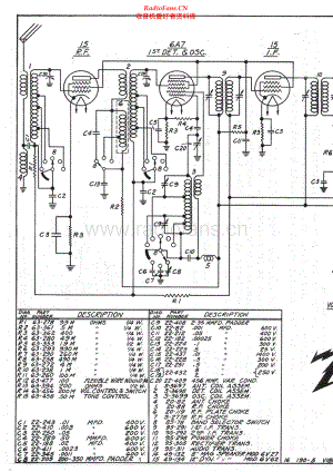 Zenith-6V27-rec-sch 维修电路原理图.pdf