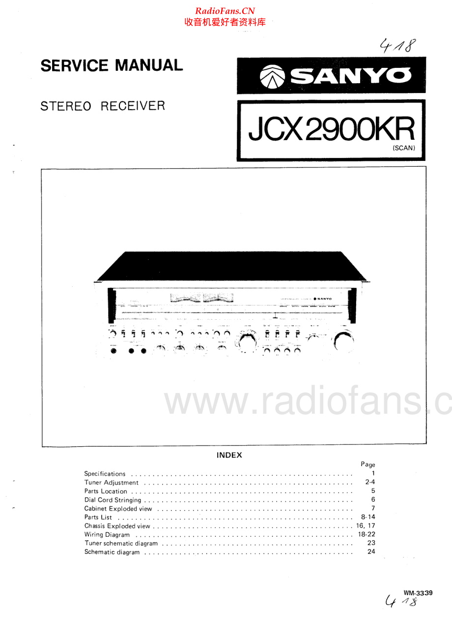 Sanyo-JCX2900KR-rec-sm 维修电路原理图.pdf_第1页