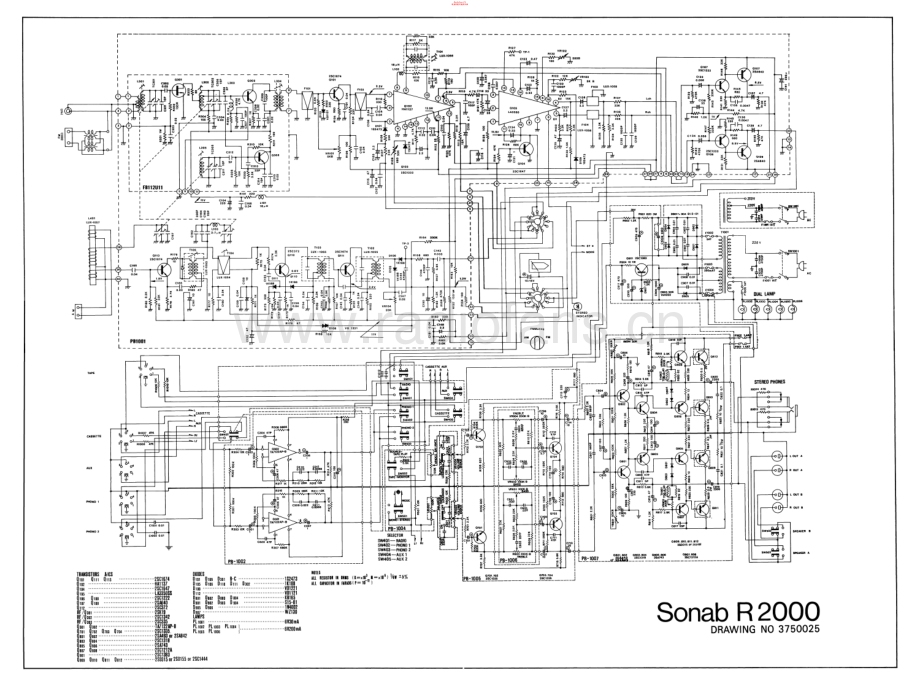 Sonab-R2000-rec-sch 维修电路原理图.pdf_第1页