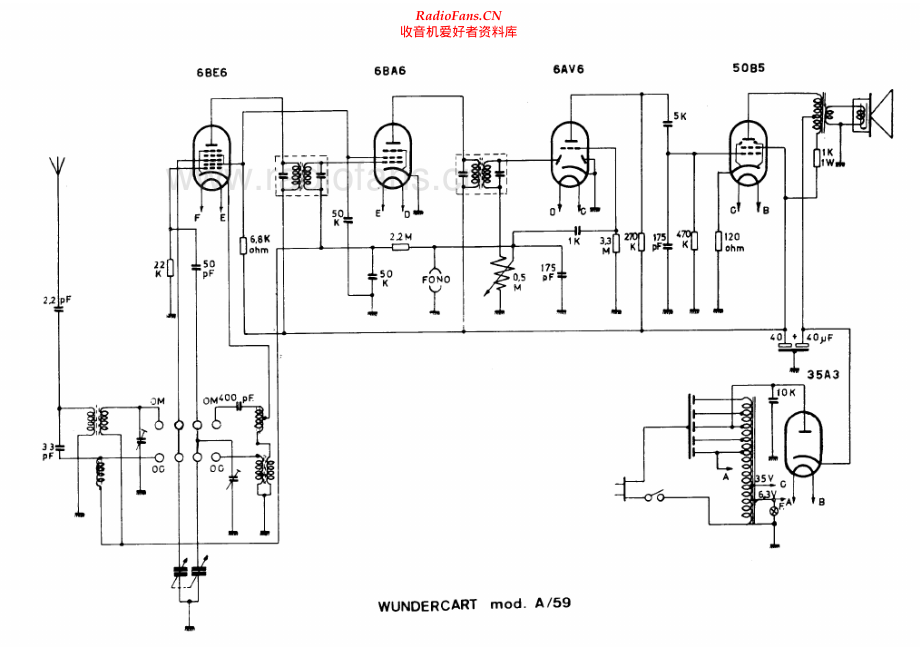 Wundercart-A59-rec-sch 维修电路原理图.pdf_第1页