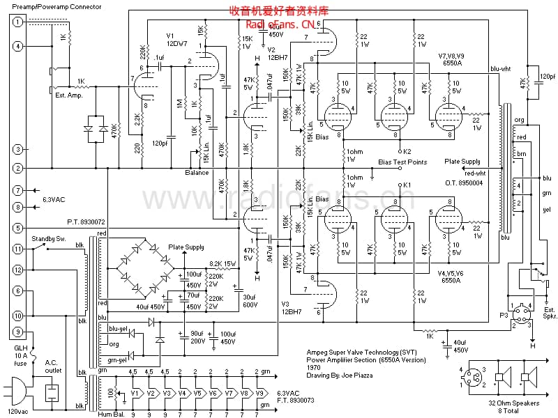 Svtpoweramp6550a 电路图 维修原理图.pdf_第1页
