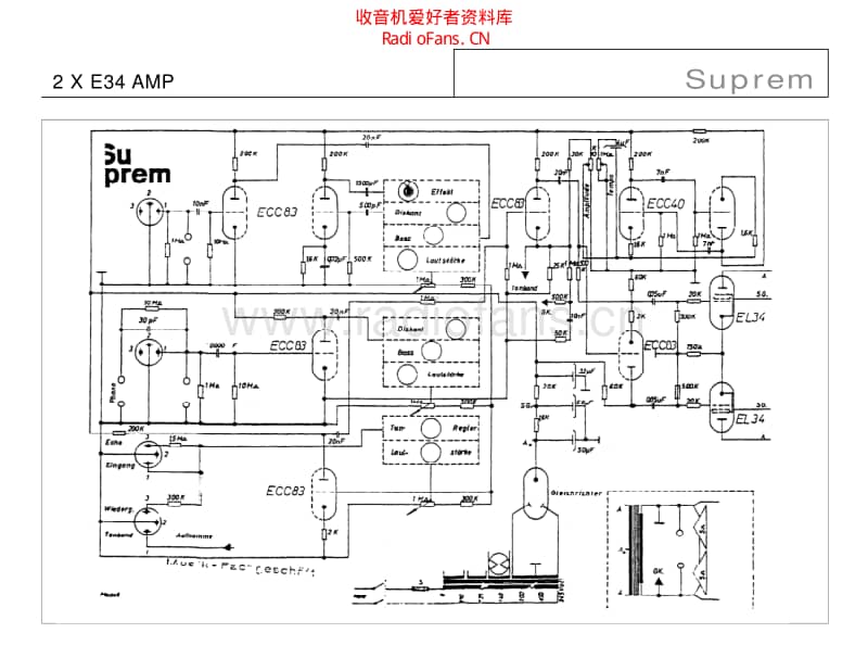 Suprem_2xe34_amp 电路图 维修原理图.pdf_第1页