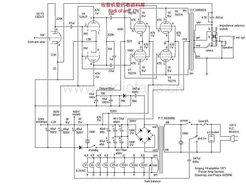 V4poweramp 电路图 维修原理图.pdf_第1页