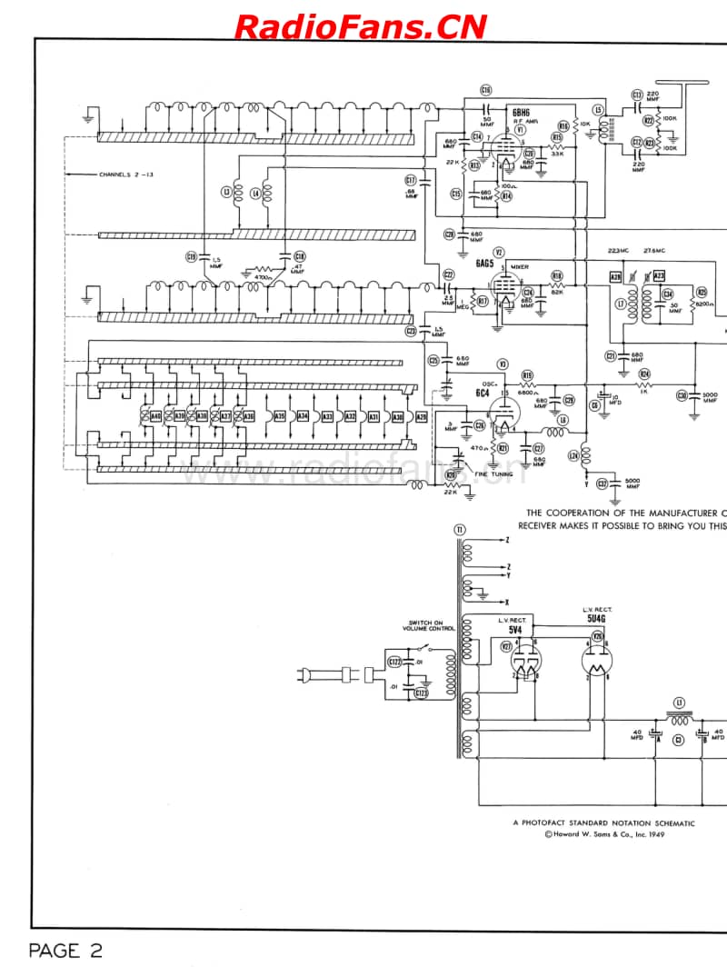 Westinghouse-H-196-H-207-Sams-65-17电路原理图.pdf_第2页