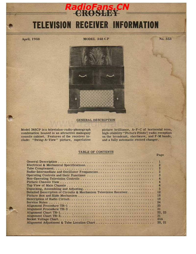 Crosley_348cp_manual电路原理图.pdf_第1页