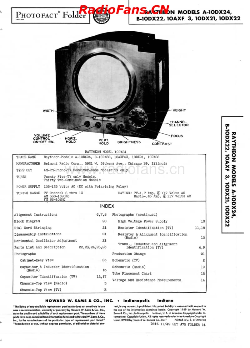 Raytheon-10DX21-22-24-10AXF43-Sams-75电路原理图.pdf_第1页